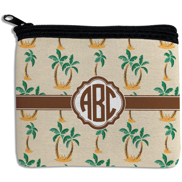 Custom Palm Trees Rectangular Coin Purse (Personalized)