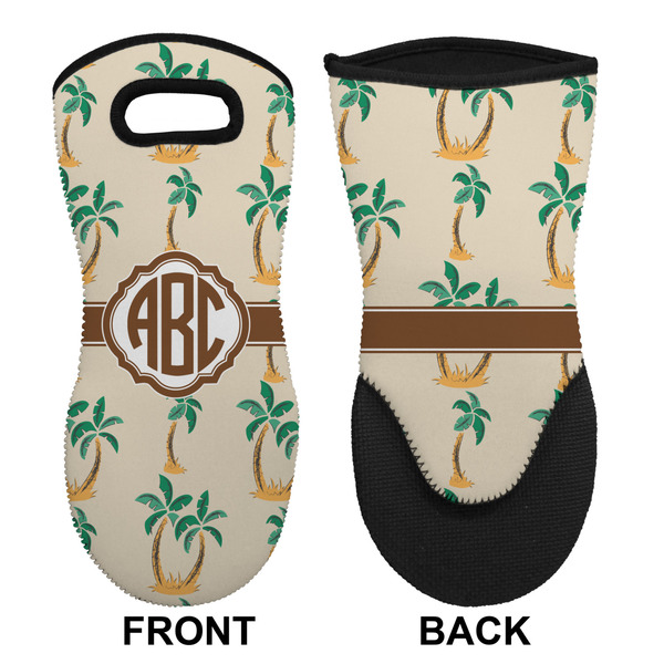 Palm Trees Neoprene Oven Mitt (Front & Back)