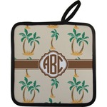 Palm Trees Pot Holder w/ Monogram