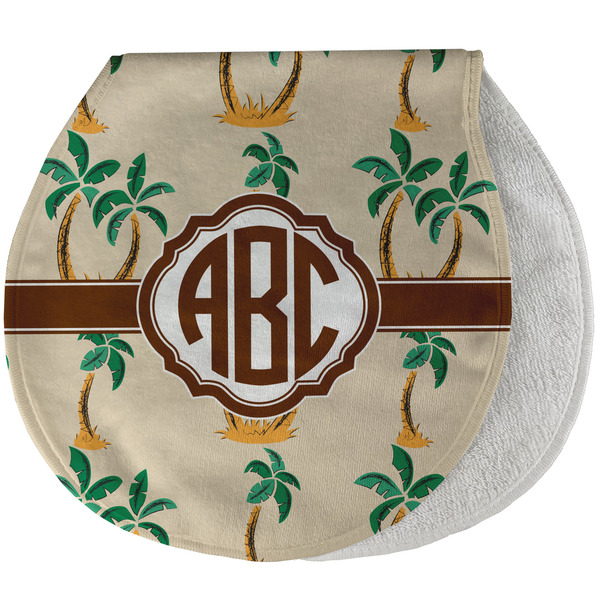 Palm Trees New Baby Burp Folded