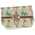 Palm Trees Burp Cloth - Fleece w/ Monogram
