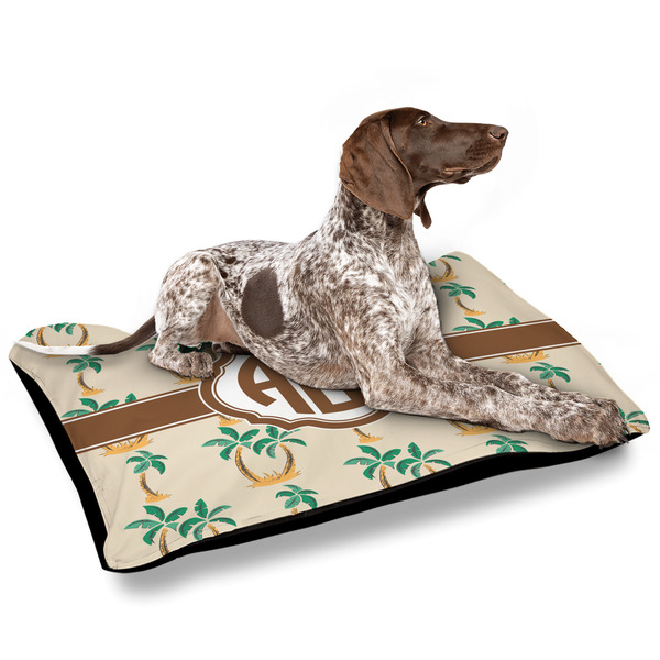 Palm Trees Outdoor Dog Beds - Large - IN CONTEXT
