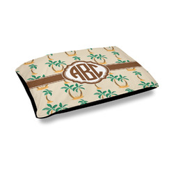 Palm Trees Outdoor Dog Bed - Medium (Personalized)