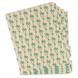 Palm Trees Binder Tab Divider - Set of 5 (Personalized)