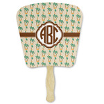 Palm Trees Paper Fan (Personalized)