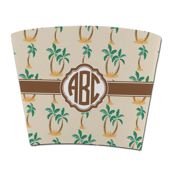 Custom Palm Trees Party Cup Sleeve - without bottom (Personalized)