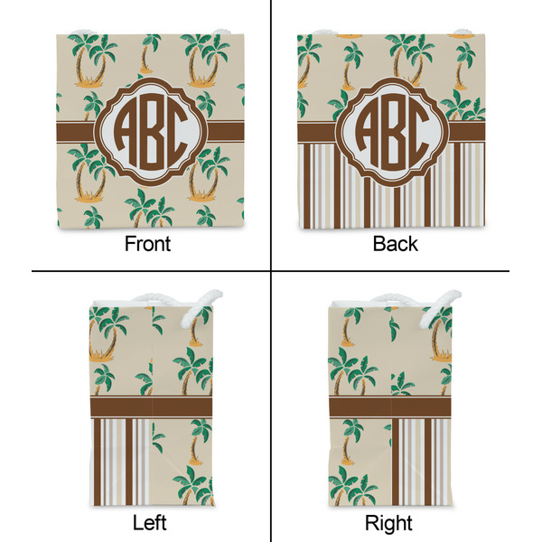 Palm Trees Party Favor Gift Bag - Matte - Approval