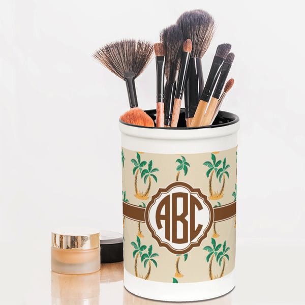 Palm Trees Pencil Holder - LIFESTYLE makeup