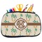 Palm Trees Neoprene Pencil Case - Medium w/ Monogram