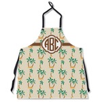 Palm Trees Apron Without Pockets w/ Monogram