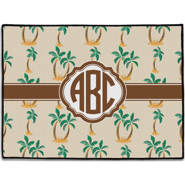 Custom Palm Trees Door Mat (Personalized)