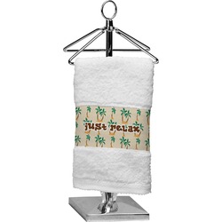 Palm Trees Cotton Finger Tip Towel (Personalized)