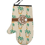 Palm Trees Left Oven Mitt (Personalized)