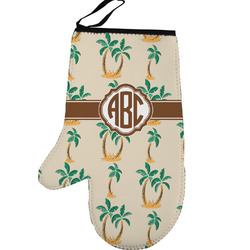 Palm Trees Left Oven Mitt (Personalized)