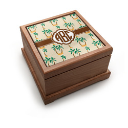 Palm Trees Pet Urn w/ Monogram