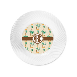 Palm Trees Plastic Party Appetizer & Dessert Plates - 6" (Personalized)