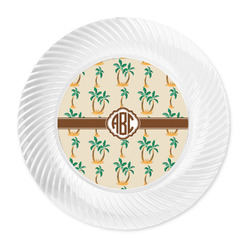 Palm Trees Plastic Party Dinner Plates - 10" (Personalized)