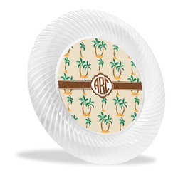 Palm Trees Plastic Party Dinner Plates - 10" (Personalized)