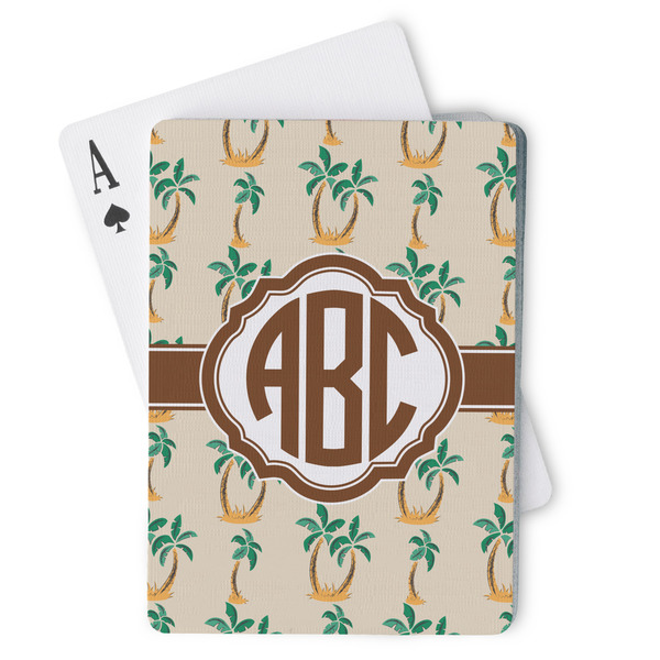 Custom Palm Trees Playing Cards (Personalized)