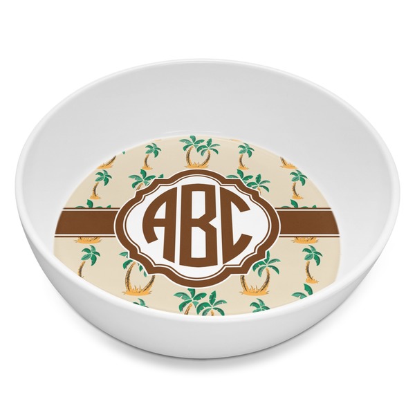 Custom Palm Trees Melamine Bowl - 8 oz (Personalized)