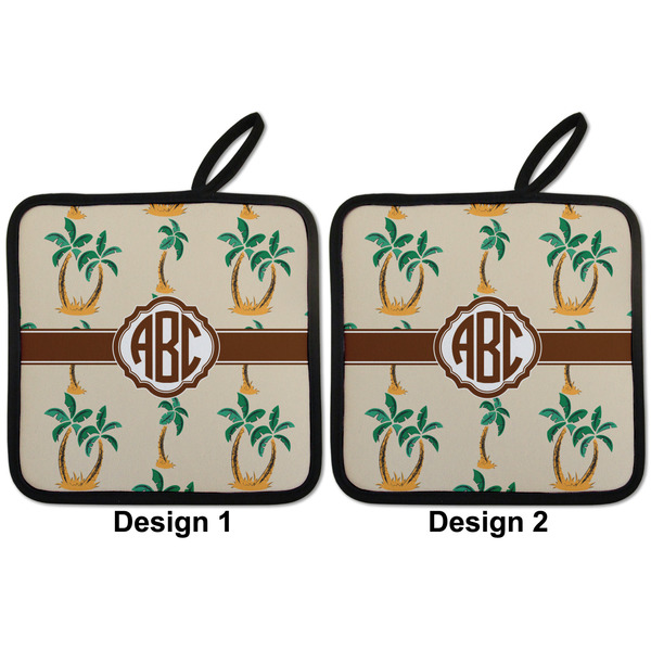 Palm Trees Pot Holders - Set of 2 APPROVAL