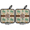 Palm Trees Pot Holders - Set of 2 APPROVAL