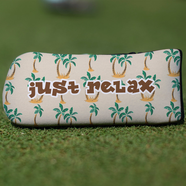 Custom Palm Trees Blade Putter Cover (Personalized)