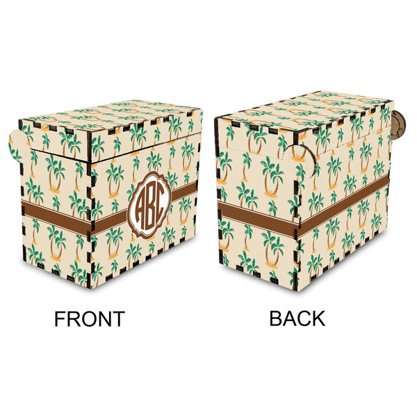 Palm Trees Recipe Box - Full Color - Approval