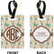 Palm Trees Rectangle Luggage Tag (Front + Back)