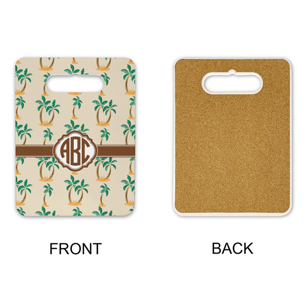 Palm Trees Rectangle Trivet with Handle - APPROVAL