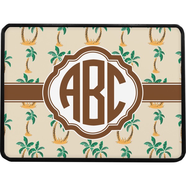 Palm Trees Rectangular Car Hitch Cover w/ FRP Insert (Select Size)