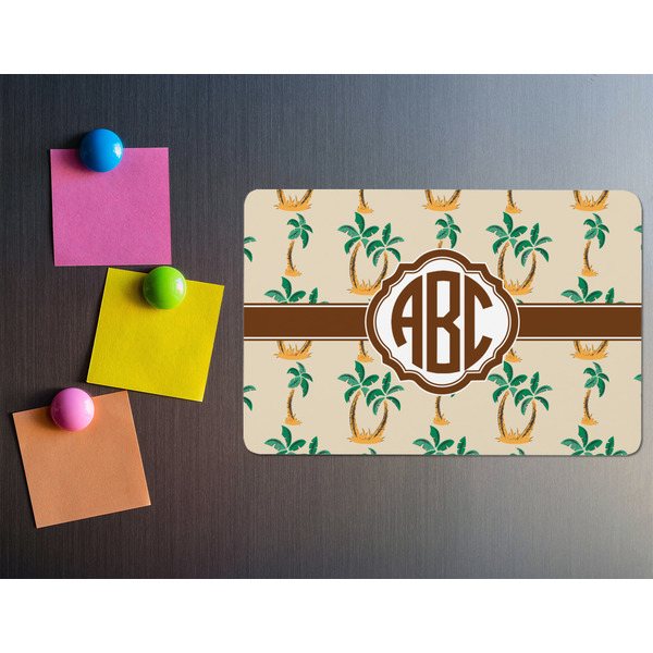 Palm Trees Rectangular Fridge Magnet - LIFESTYLE