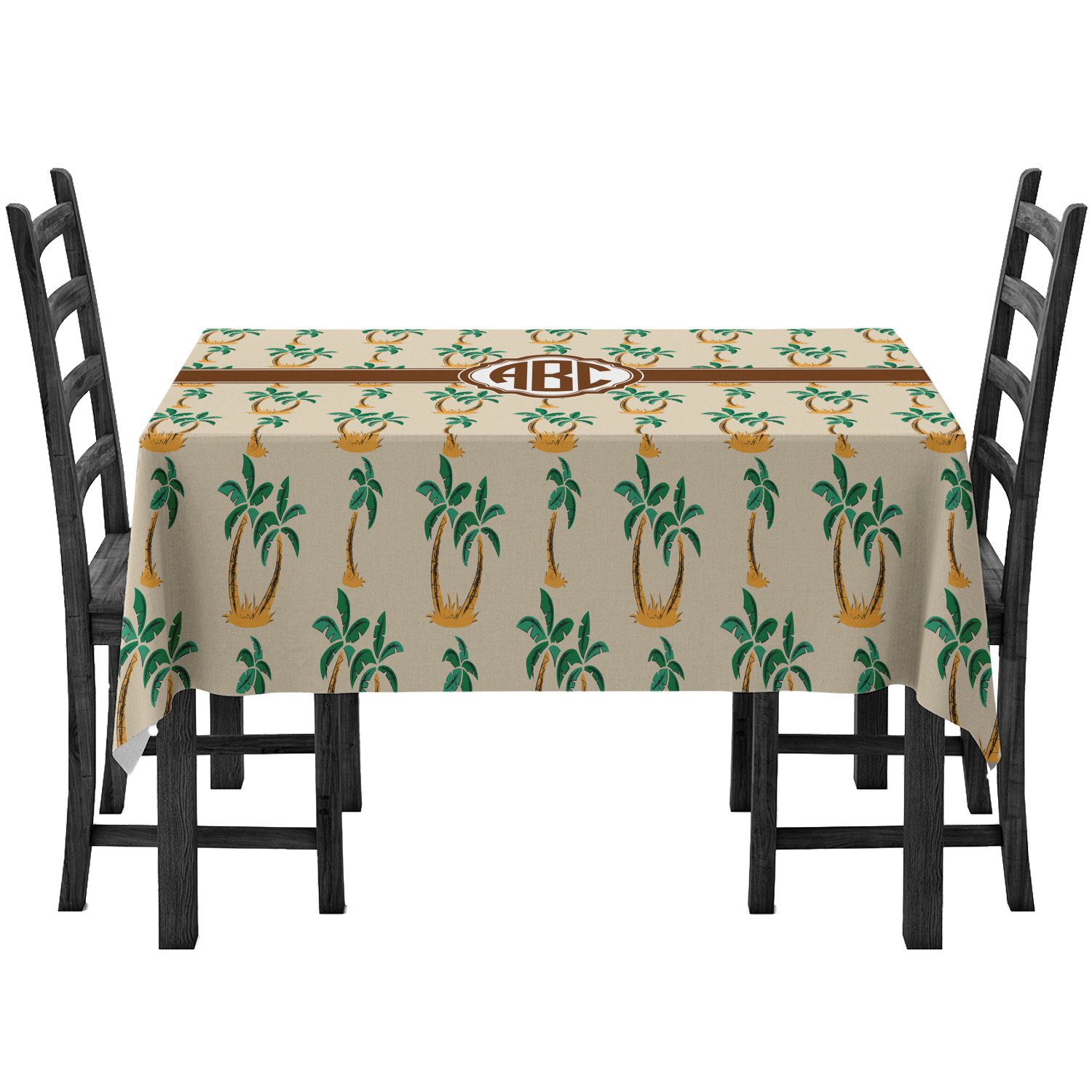 Custom Palm Trees Tablecloth (Personalized) YouCustomizeIt