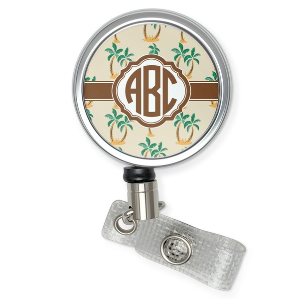 Custom Palm Trees Retractable Badge Reel (Personalized)