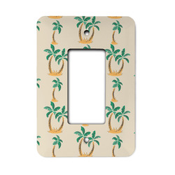 Palm Trees Rocker Style Light Switch Cover - Single Switch