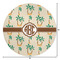 Palm Trees Round Area Rug - Size