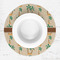 Palm Trees Round Linen Placemats - LIFESTYLE (single)