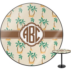 Palm Trees Round Table (Personalized)