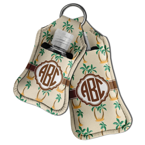 Palm Trees Sanitizer Holder Keychain - Both in Case (PARENT)