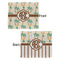 Palm Trees Security Blanket - Front & Back View
