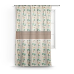 Palm Trees Sheer Curtain