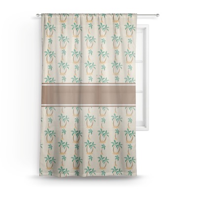 Palm Trees Sheer Curtains (Personalized)