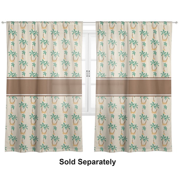 Palm Trees Sheer Curtains