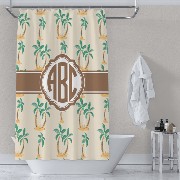 Palm Trees Shower Curtain Lifestyle