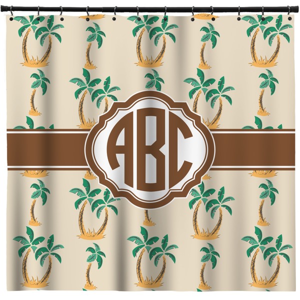 Custom Palm Trees Shower Curtain - 71" x 74" (Personalized)