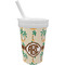 Palm Trees Sippy Cup with Straw (Personalized)