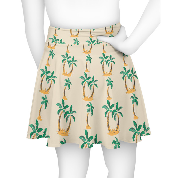 Palm Trees Skater Skirt - Back
