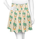 Palm Trees Skater Skirt - Large