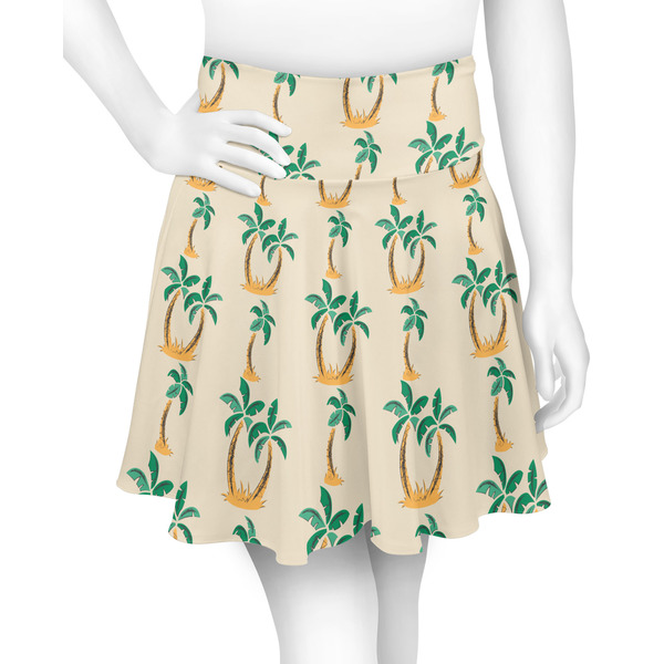 Custom Palm Trees Skater Skirt - Medium
