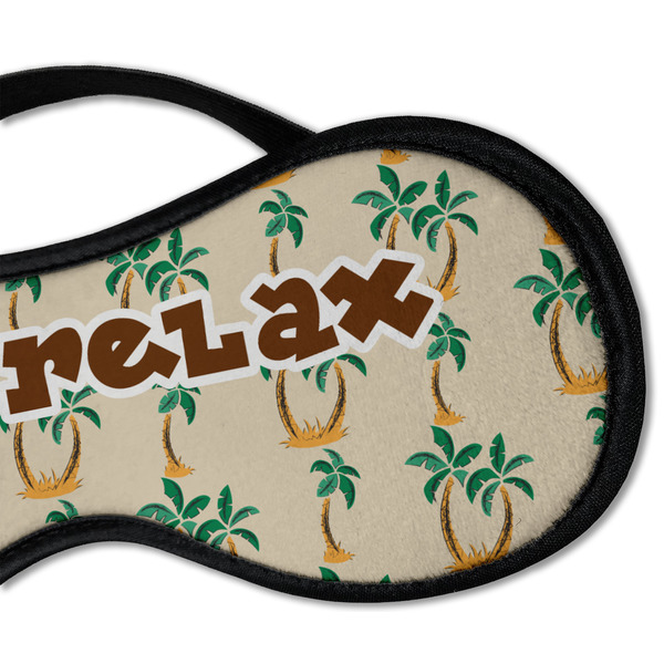 Palm Trees Sleeping Eye Mask - DETAIL Large